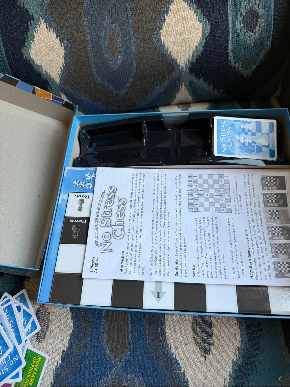 Chess Family Board Game - Blue